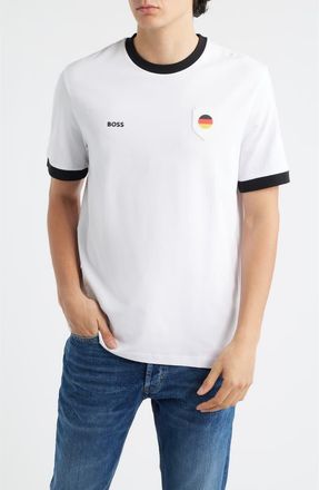 BOSS Lux Stretch Cotton Graphic T-Shirt in Germany at Nordstrom, Size Xx-Large