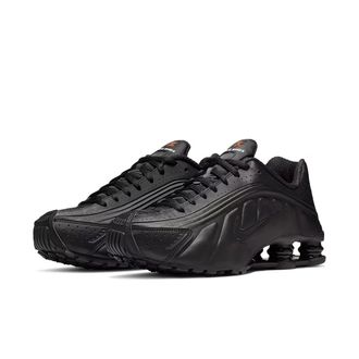 Nike Shox R4 AR3565-004 Sneakers Womens Black Low Top Running Shoes MEW1339