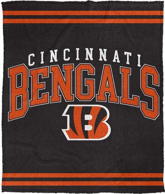 Pegasus Sports Cincinnati Bengals Nfl Team Classic Logo Fleece Blanket