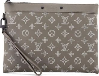 Louis Vuitton Pochette To-Go Monogram Eclipse Canvas MM pouch - Grigio