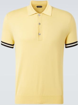 Tom Ford Polo in cotone e seta
