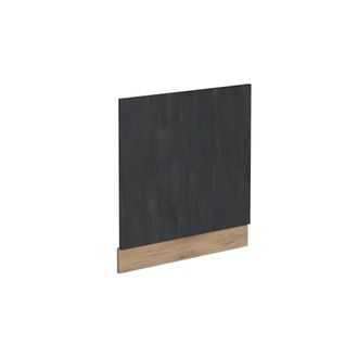 Vicco Panel Frontal R-line, Hormig&oacute;n Negro, 60 Cm Sin Encimera