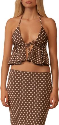 Montce Swim Vivian Emma Cover-Up Crop Top at Nordstrom, Size X-Small