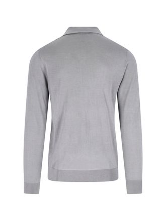 Ballantyne Mens Sweaters Grey Silk Cashmere