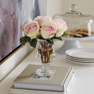 Ballard Designs Rose Floral Arrangement in Vase - Ballard Designs