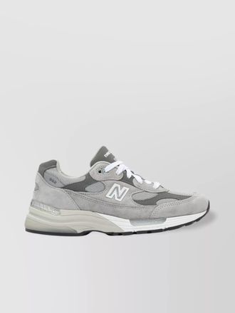 New Balance mesh and suede low-top sneakers