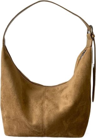 Generic Design Large PU Leather Hobo Underarm Bags Lady Winter Shoulder Bag For Women 2025 Trend Y2K Handbags And Purses(Brown)