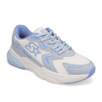 Starter Womens Star Light Synthetic Leather and Mesh Sneaker