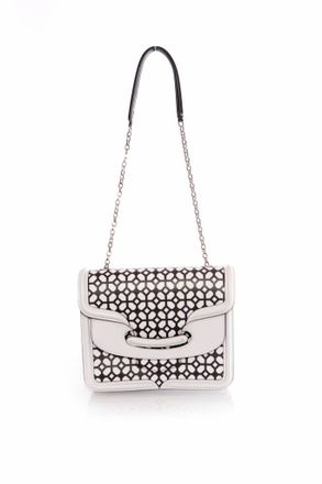 Alexander McQueen Alexander McQueen Pre-owned Womens Heroine Black and White Satchel Bag. - Multicolour Leather - One Size