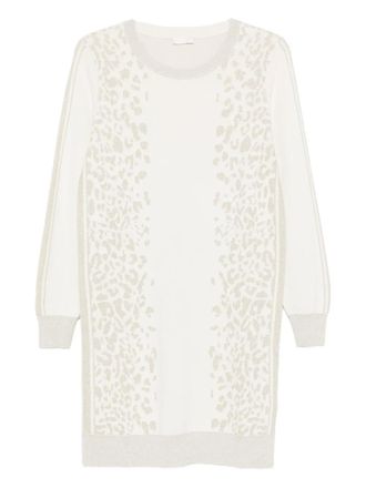 Liu Jo leopard-print mini dress - Neutrals