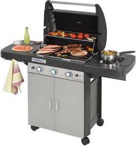 Campingaz Barbacoa A Gas 3 Quemadores + Hornillo Classic Ls Plus 9.600