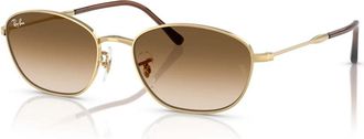 Ray-Ban Arista Zonnebrillen - Dames - Zonnebrillen - Geel - 55 MM - Accessoires