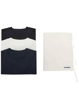 Jil Sander Neutral Tones T-Shirt Three Pack Set