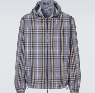 Burberry Burberry Check reversible hooded jacket