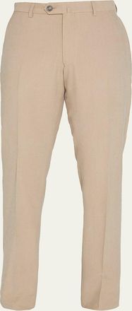 Emporio Armani Mens Lyocell-Blend Suit Separate Trousers