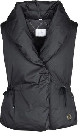 H&eacute;st Gewatteerde donsvest in Jet Black - Dames - Bodywarmers - Zwart - XL - Polyester - Jassen