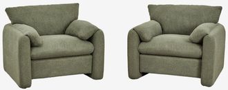 Sklum Sklum - Pack De 2 Sillones Tapizados Serra