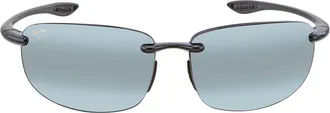 Maui Jim Hookipa Grey Oval Mens Sunglasses 407-02 64