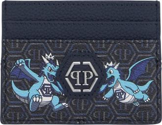 Philipp Plein Wallets & Cardholders - Heren - Portefeuilles - Blauw - ONE Size - Accessoires