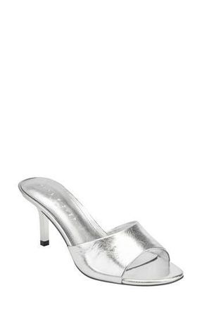 Marc Fisher Finny Slide Sandal in Metallic Silver at Nordstrom Rack, Size 6