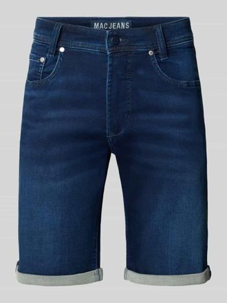 M.A.C Bermudas in Denim-Optik mit Eingrifftaschen in Dunkelblau, Gr&ouml;&szlig;e 31