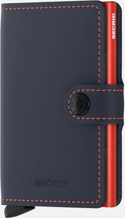 Secrid Mens Secrid Mini Wallets Night Blue/orange - Night Blue Orange - Size: 1 size