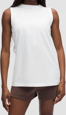 lululemon All Yours Organic Cotton Tank In Light Ivory