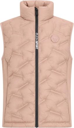 Plein Sport Fitness, Dames, Roze, S, Short Vest Scratch