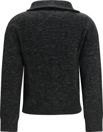 Isabel Marant Womens Coxy High-Neck Sweatshirt Black Sweatshirts Sweater