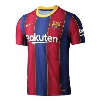 Nike FC Barcelona 20-21 Authentic Home Jersey Red Blue CD4185-455