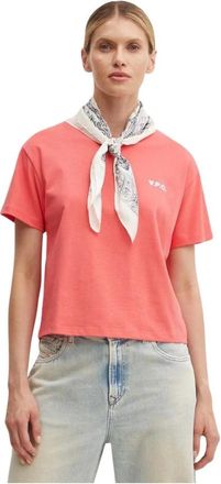 A.P.C. T-Shirts - Dames - T-shirts - Oranje - S - Tops