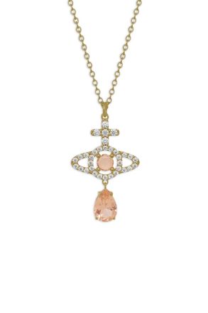 Vivienne Westwood OLYMPIA CZ DROP PENDANT Size: OS, colour