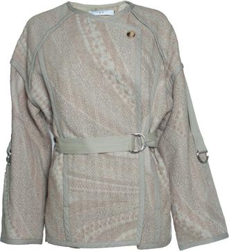 Iro Nilran woven jacket with belt