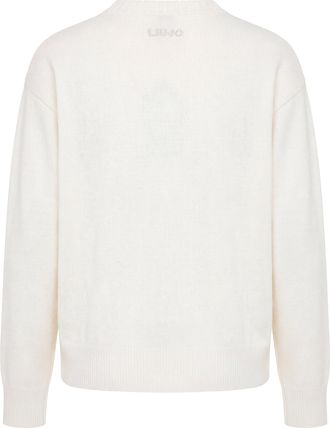 Liu Jo Intarsia Jacquard Sweater - Black