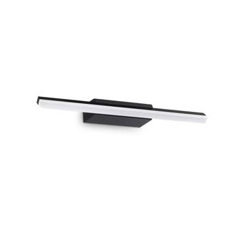 Netlighting Riflesso Bathroom Over Mirror Light Black 1100Lm 3000K IP44