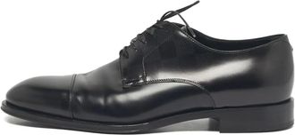 Louis Vuitton Stringate in pelle goffrata - Nero