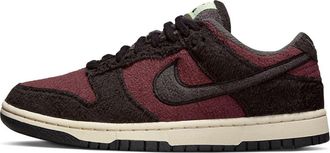 Nike (WMNS) Nike Dunk Low SE Fleece - Burgundy Crush DQ7579-600