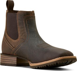 Ariat Hybrid Low Boy Western Chelsea Boot in Brown at Nordstrom, Size 10.5