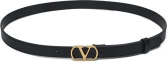 Valentino Garavani 20 mm VLogo Signature riem - Zwart