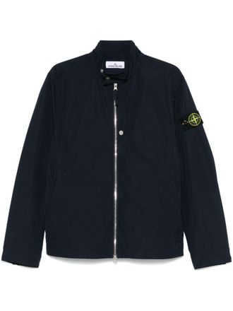 Stone Island Jack met Compass-logopatch - Blauw