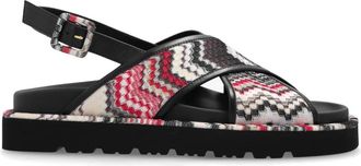 Missoni Flat Sandals, female, Multicolor, Size: 7 1/2 US Patterned sandals