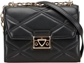 Michael Kors Pre-owned Fabric Crossbody Tas - Dames - Vintage Schoudertas - Zwart - ONE Size - Vintage