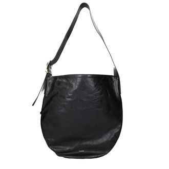 Jil Sander Black Leather Crossbody Womens Bag