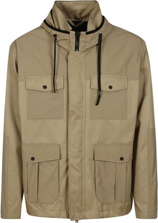 Herno Lichtgewicht Jas - Heren - Zomerjassen - Beige - 2XL - Katoen - Jassen