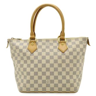 Louis Vuitton Damier Azur Ivory Damier Azur Handbag Tote Bag (Pre-Owned)