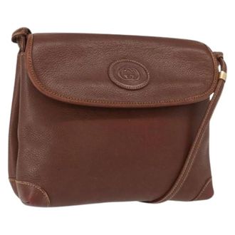 Gucci Pre-owned Cross Body Bags, female, Brown, Size: ONE SIZE Pre-owned Cross Body Bag