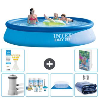 Intex Piscina Easy Set Redonda - 396x84 Cm - 7-piezas S289
