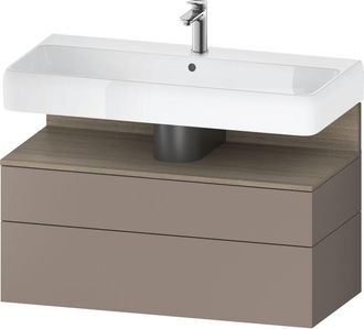 Duravit Duravit Qatego Mueble Bajo Lavabo, 1 Extra&iacute;ble Y 1 Caj&oacute;n