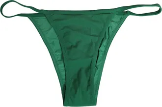 Dolce & Gabbana Womens Green Nylon Bottom Beachwear Bikini Swimwear Elastane Clothing