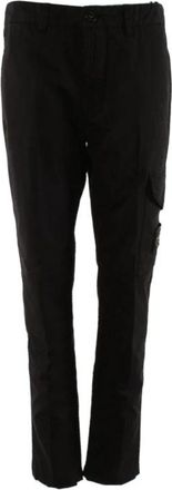 Stone Island Slim-fit Broek - Heren - Slim Fit Broeken - Zwart - W30 - Katoen - Broeken